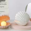 Керамическая лампа Dream Pearl Настольное украшение Ракушка Ночник Поделки Шкатулка для хранения ракушек Фарфоровые украшения Современный домашний декор