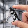 Готический Ключница Динозавр Светящийся Череп Скелет с Металлической Цепочкой, Аксессуары в Стиле Y2K Grunge для Рюкзака и Ключей