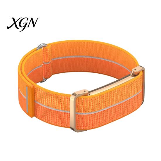 Comfortable Sleep Band for Daily Use Nylon Fitbit Air, Breathable Woven Sport Strap, Adjustable Replacement Fitness Tracker Bracelet Wristband
