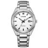 Watch Citizen Collection Photovoltaic Eco-Drive Waterproof Octagon White Simple BM7620-83A Men's Silver