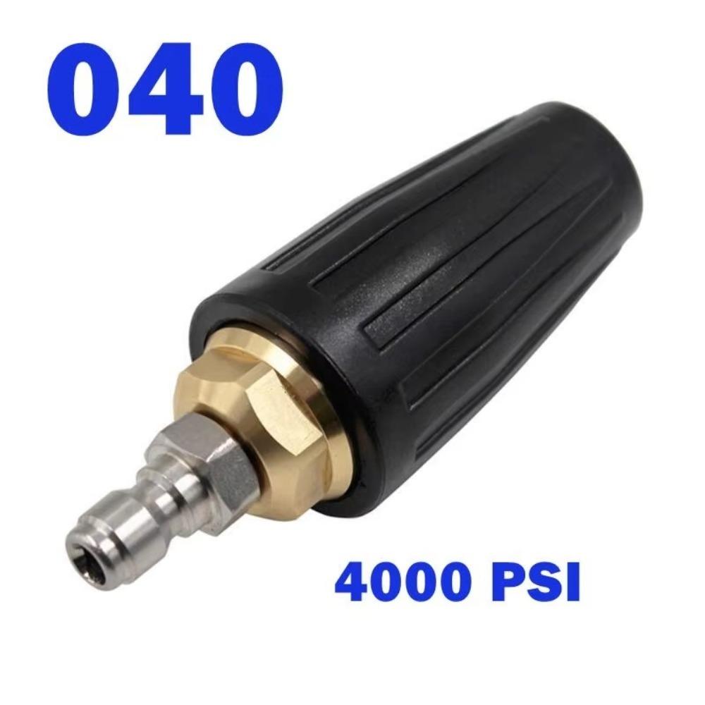 1/4" Quick Connect Car Washer Turbo Nozzle 4000 PSI Turbo Head Nozzle Practical Nozzle Spray