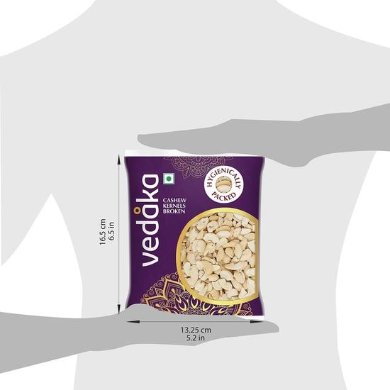 Кешью Vedaka - Раздробленные | 200 г | Безглютеновый и растительный белок | Орехи каджу высшего качества