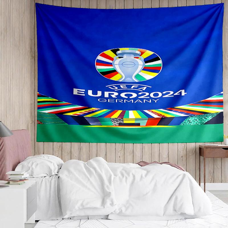 UEFA Champions League Tapestry for Bedroom Aesthetic Classroom Tapestries Wall Hanging for Living Room Dorm Office,Ideal Creative Gift