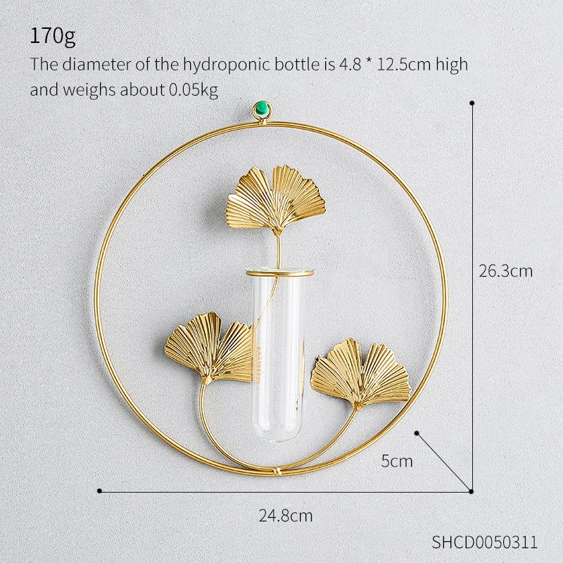 Ваза для настенного подвешивания в стиле минимализма, креативное настенное украшение, стеклянная гидропонная ваза, цветочный горшок, украшение для гостиной, прихожей