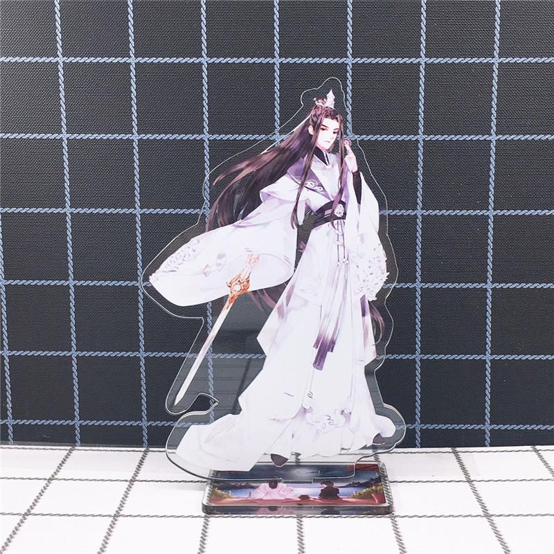 Хаски и его белый кот Shizun Mo Ran Chu WanNing, акриловая фигурка, подставка, модель игрушки, аниме, двустороннее действие