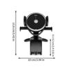 Car Phone Holder Dashboard Rotation Dashboard Phone Stand Foldable Stand 360 Degrees Rotating Holder For Auto Automotive Road