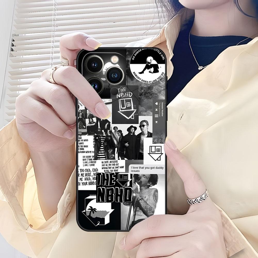 Чехол для телефона The Neighbourhood NBHD Apple Для Iphone 15 Pro Max 14 Pro 16 Plus 13 Mini 11 12 Xr X Xs 7 8 Plus Задняя крышка