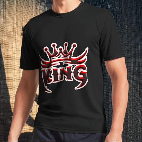 King with Crown Active T-Shirt Logo Men's T-Shirt