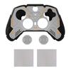 PlayVital Stellar Mecha Silicone Protective Cover for Xbox Elite Series Grip Protector with 2 Thumb Grip Caps and Mechanical Black 2, Non-Slip