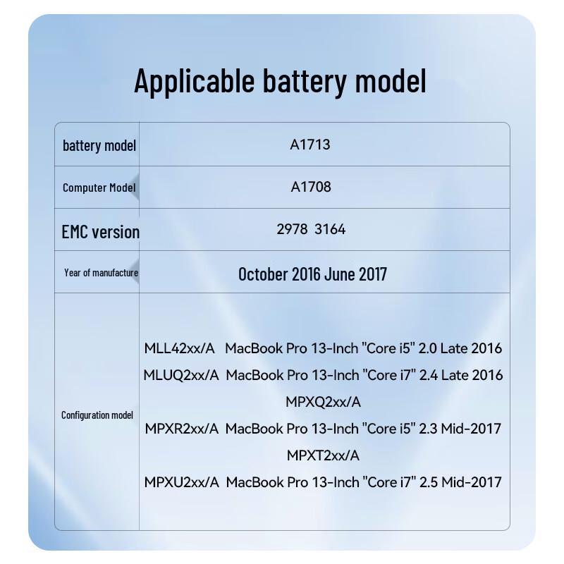 llano Graphene Replacement Battery for MacBook Pro