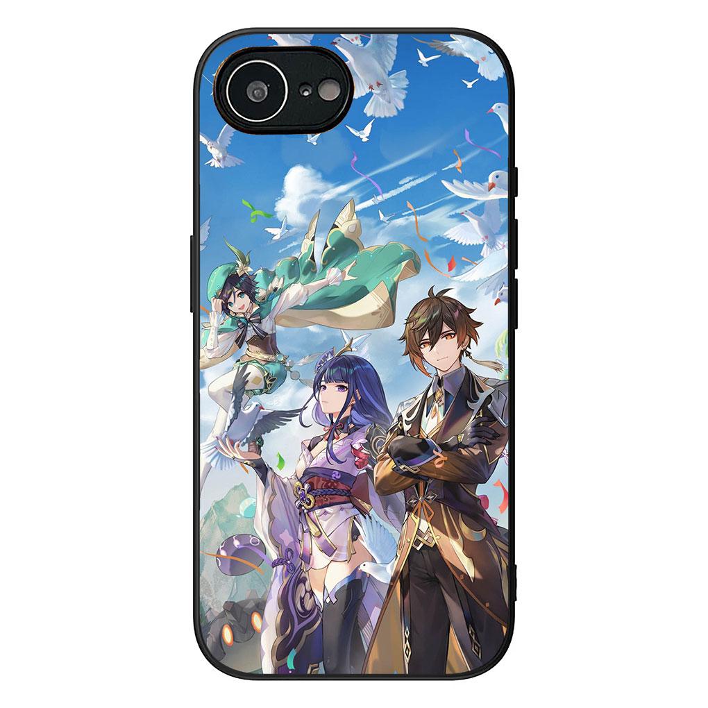 Чехол для телефона для Xiaomi Poco C75 C65 C71 C85 X7 X6 X5 F7 F8 Ultra F6 Pro Корпус Case Baal Raiden Shogun Genshins Impacts Venti