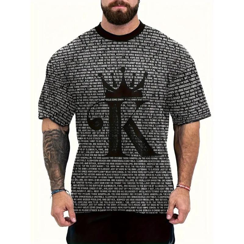 T-shirt Casual New Men's Korean Version 2025 Trendy Brand Sexy Loose Short Sleeved Summer Top