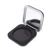 Пустая магнитная коробка для палеток косметики с зеркалом, круглая сетка, пластина 60 мм, тени для век, румяна, помада, пудра для самостоятельного изготовления макияжа.