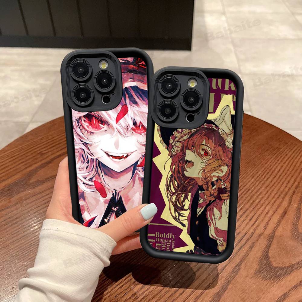 Classic Game Touhou Project Silicone Soft Phone Case For IPhone 17 16 14 13 12 11 15 Pro Max Plus Air Cover