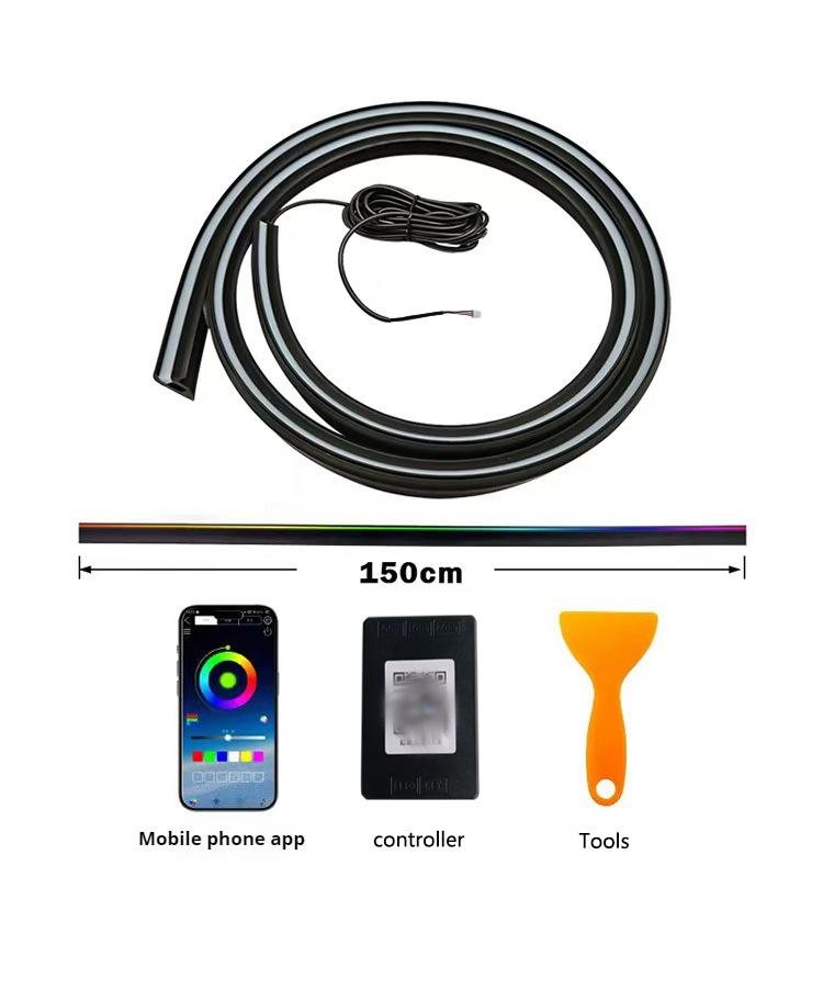 Tesla Model 3/Y LED Ambient Ring USB Dashboard Windshield.