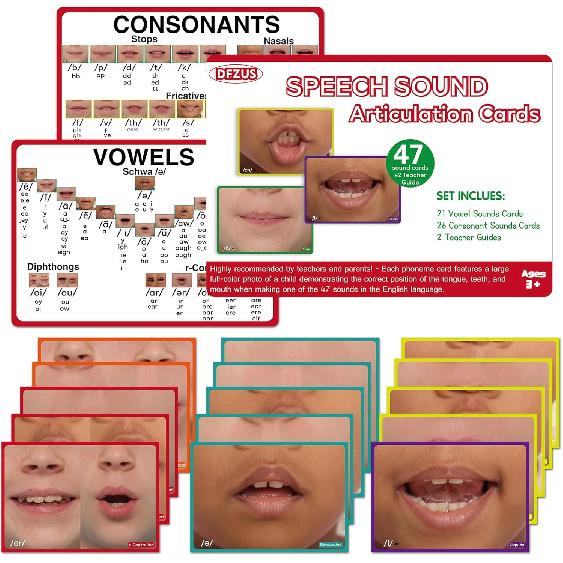 49 Карточек с артикуляцией звуков речи - Фонематический слух, Стена звуков в классе, Фонетика, Наука о чтении, Стена звуков, Согласные и Долина гласных