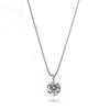 Diamond Necklace with Chain Pure Platinum Single Natural Pendant Platinum Certificate of Authenticity [PURÉZZA] Women's Semi-Long 0.4ct (Card Type)