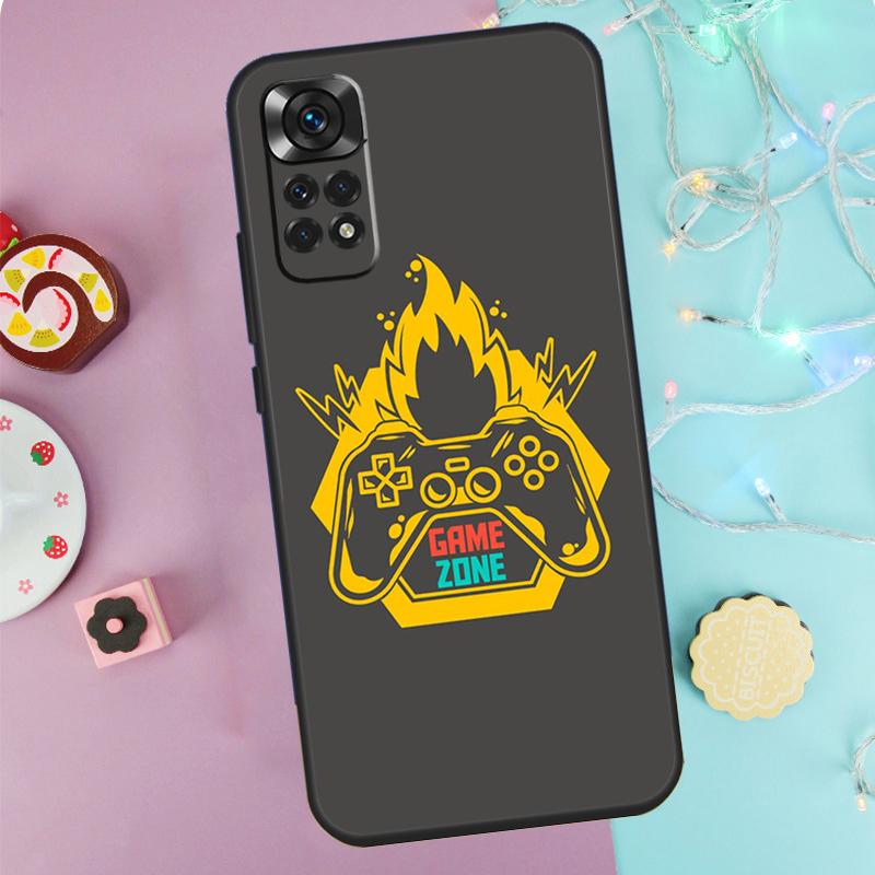 Чехол-геймпад Игровая зона Для Xiaomi Redmi Note 9 10 11 12 13 14 Pro 9S 10S 11S 12S Redmi 14C 10C 12C 13C