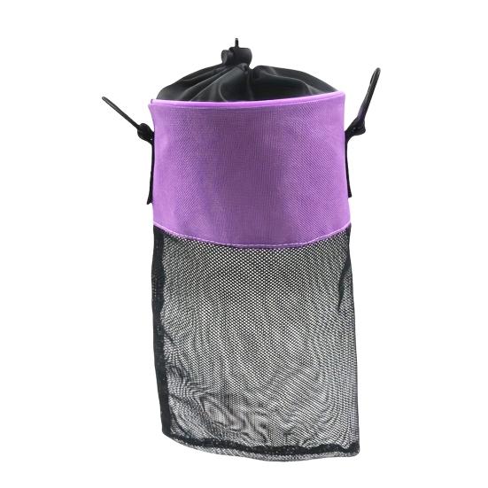 Сетчатый держатель для мешка с прищепками с затягивающимся шнурком, дышащий, влагостойкий, органайзер для хранения прищепок большой вместимости