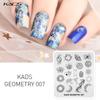 Geometry 007 Nail Stamp Templates Nail Art Stamping Plates Template DIY Printing Tools Manicure