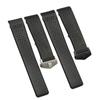 22mm 24mm Black Ventilation Watch Band For TAG CARRERA Silicone Rubber Waterproof  Watch Strap Bracelet Belt