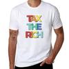 Tax The Rich Saying Tshirt Casual Loose Fit Summer Tee Shirt Tshirt