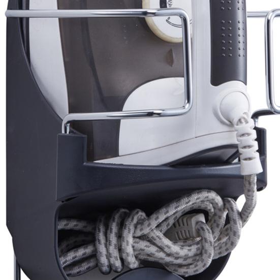 Настенная вешалка для гладильной доски с двумя крючками, универсальная прочная прачечная