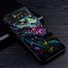 Cartoon Dragon Case for Samsung Galaxy Z Flip4 Flip3 5G PC Hard Cell Phone Shell Z Flip 4 3 Black Coque Zflip4 Zflip3 Cover