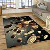 Bitcoin 3D Virtual Currency NFT Area Rug Carpet for Bedroom Living Room Home Sofa Decoration,Children Game Large Decor Floor Mat