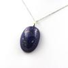 Stones and Minerals. Lapis Lazuli Necklace. 74.96 Ct. Oval Shape..