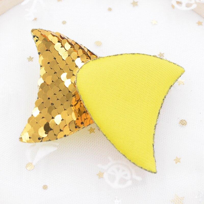 4 шт. высококлассные блестящие мультяшные кошачьи уши, аппликации, мягкие нашивки, наклейки на принадлежности, планарный скрапбукинг