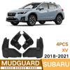 Брызговики для Subaru XV 2018-брызговики, передние и задние брызговики, крыло, экстерьер автомобиля