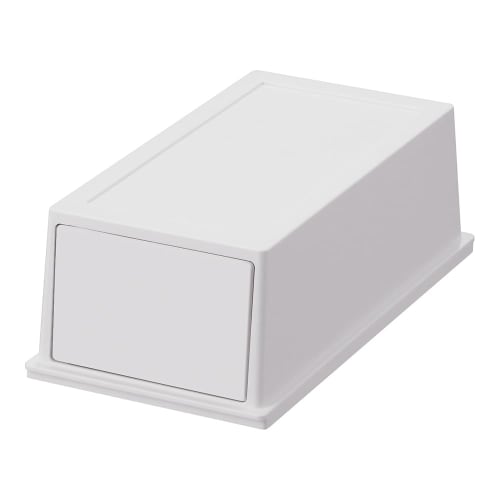 [Online Shopping Only] Tenma White Rush Smart Pail, a simple trash can with a clean, pure white finish that complements any room. Made in Japan. Styli