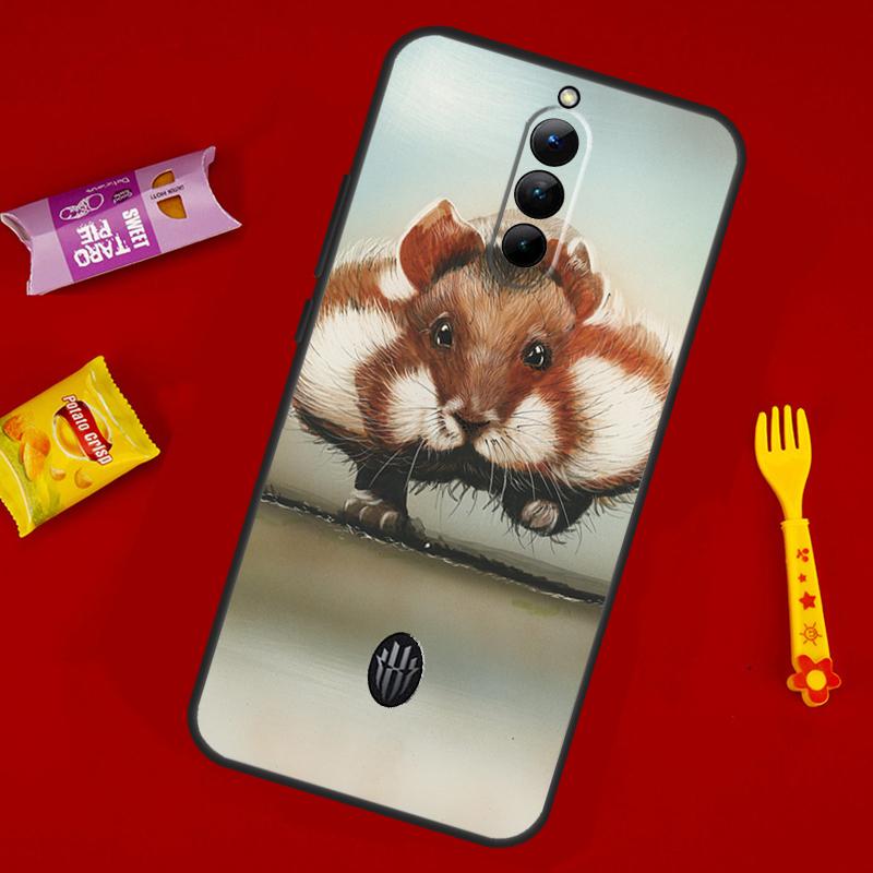 Милый Милый Чехол-Клетка для Хомяка для ZTE Nubia Red Magic 8S 9S 10S 8 9 10 11 Pro Plus 6 7 6S 7S Pro 6R 5G 10 Air