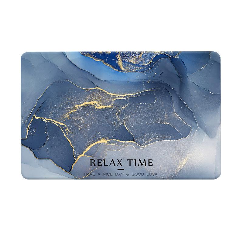 Absorbent Mat Bathroom Soft Mat Light Luxury Toilet Toilet Absorbent Mat Door Quick Drying Door Mat Non-slip Mat