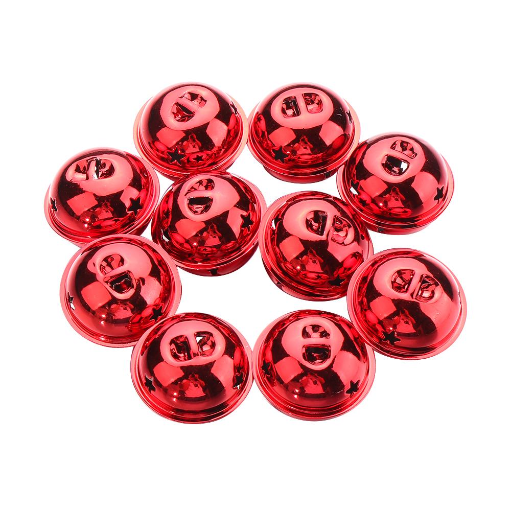 10 шт. 40 мм Поделки Товары для питомцев Украшение для рождественской елки Подвесные украшения Матовые колокольчики Яркий железный Звенящий