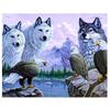 Алмазная вышивка волк серии полная алмазная мозаика смола дрель горный хрусталь рукоделие декор для спальни