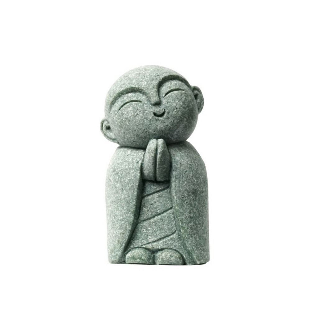 Handmade Buddha Statue Exquisite Zen Garden Ornament Little Monks Figurine  Aquarium Decor