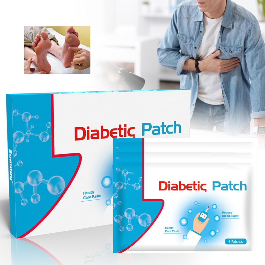 Диабетический пластырь Натуральный травяной диабетический пластырь Пластырь для лечения диабета при высоком уровне сахара в крови
