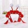 Милая рождественская китайская оперная повязка на голову для кошки, собаки, костюм для косплея, головной убор китайской оперы, аксессуары для собак и кошек
