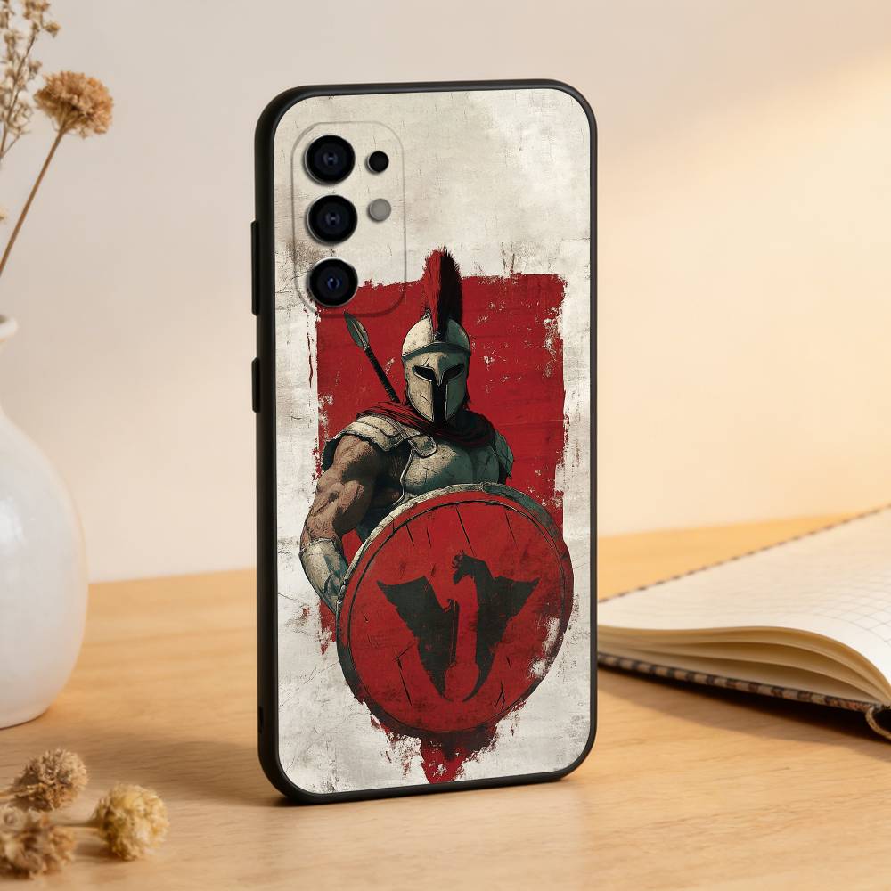 Крутой чехол Spartan для Samsung S25, S24, S21, S22, S23, S30, Ultra, S20, Plus, Fe, Lite, Note, 10, Черный чехол