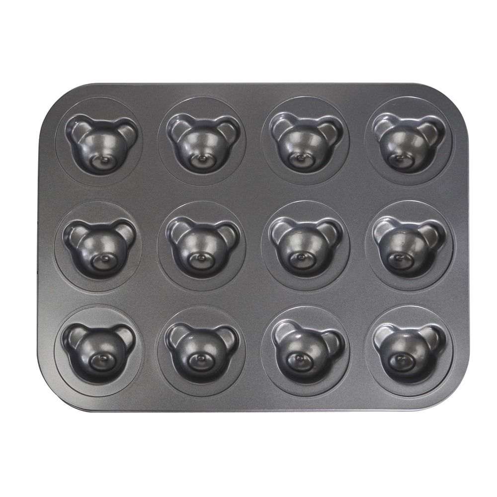 6/9/12 Cavity Cake Mold Non-stick Coating Baking Tray High-quality Muffins Moulds Cake Making