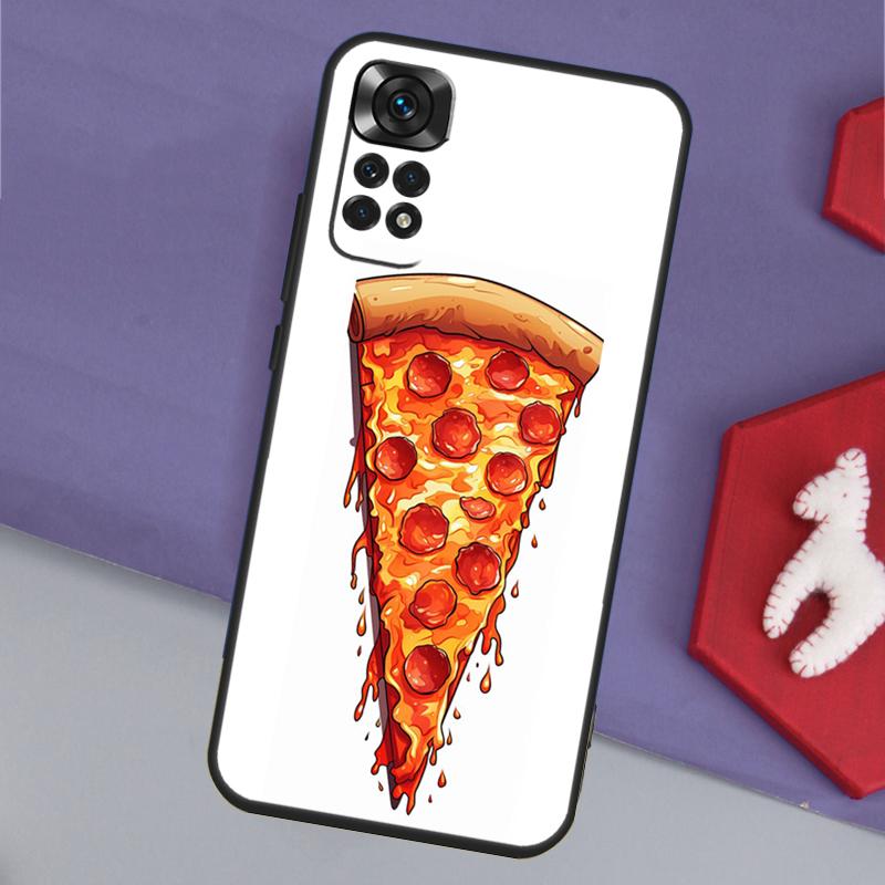 Pizza Food Bacon Cheese Funda For Xiaomi Redmi Note 14 13 Pro 12 11 9 10 9S 10S 11S 12S Redmi 14C 10C 12C 13C Case