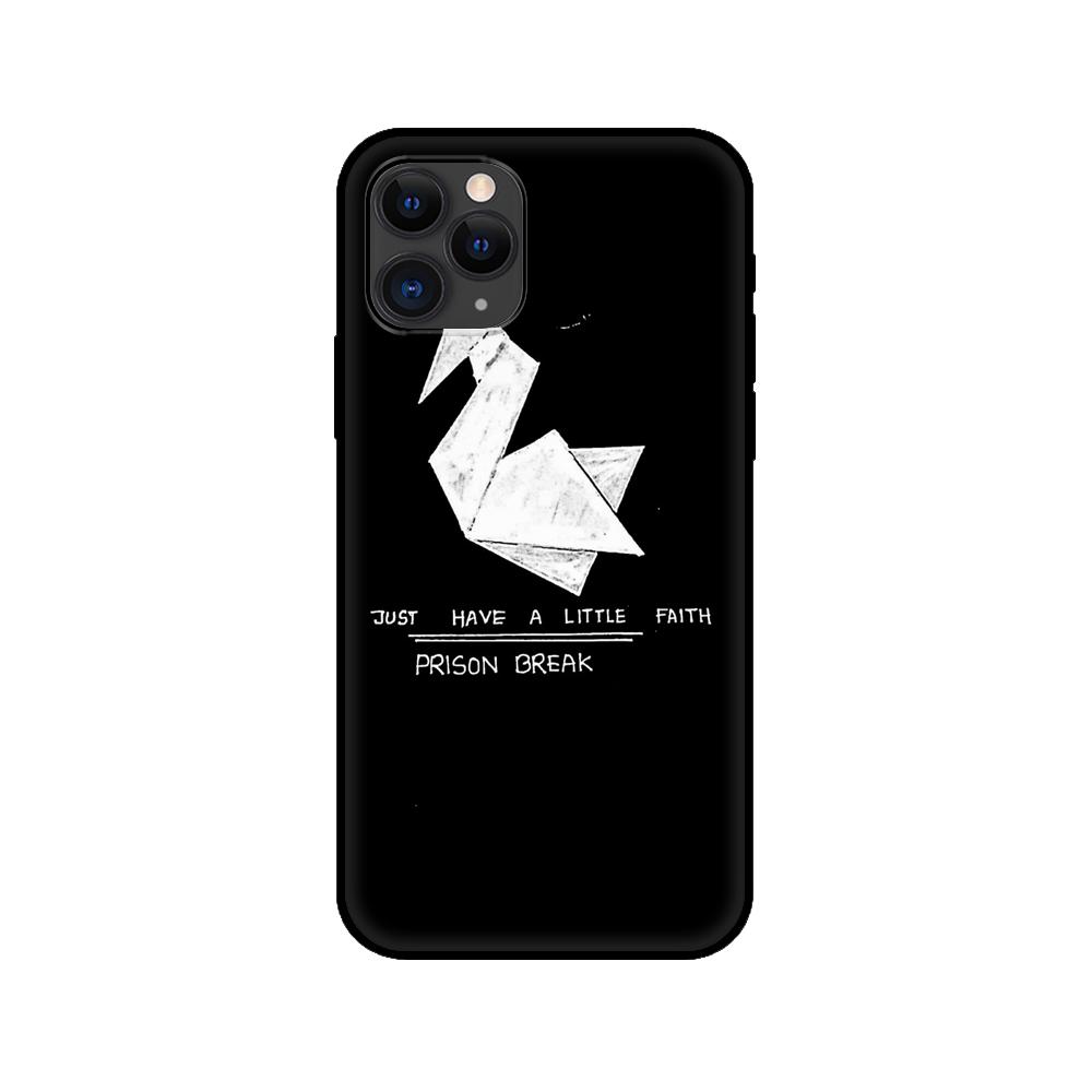 Черный чехол из ТПУ для iPhone 5 5S SE 2020 6 6S 7 8 Plus X 10 XR XS 11 12 mini pro MAX задняя крышка чехол Prison Break