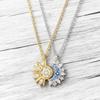 Парные necklace, bracelet, ring "Солнце и Луна" Модная цепочка для мужчин и женщин Хороший друг Парные подарки Трендовые украшения