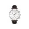 Серия Elegance Кварцевый механизм Ретро Мода Простые часы Мужские часы Белая сталь Кожа T063.617.16.037.00