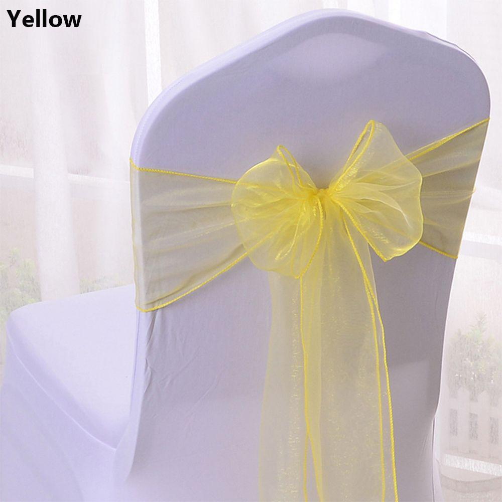 Лента Чехол на Сиденье Завязка Свадебные Принадлежности для Банкета Мероприятия Банкеты Декор Спинки Стула Банты для Стульев Ленты