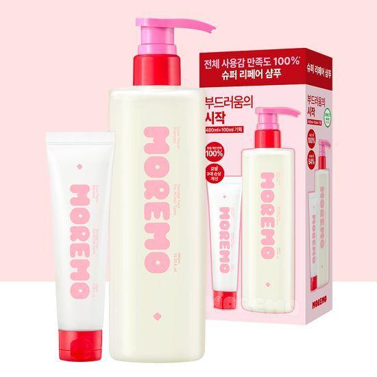 MOREMO НОВЫЙ шампунь Super Repair 480 мл, специальный (+100 мл бесплатно)