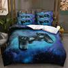 Модная технология печати, 3D цифровая печать, постельное белье, пододеяльники, наволочки, комплекты из трех предметов