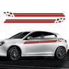For Alfa Romeo Giulietta 2PCS Car Waist Line Stickers Sport Stripes Styling Vinyl Film Trim Decals Auto SUV Tuning Accessories